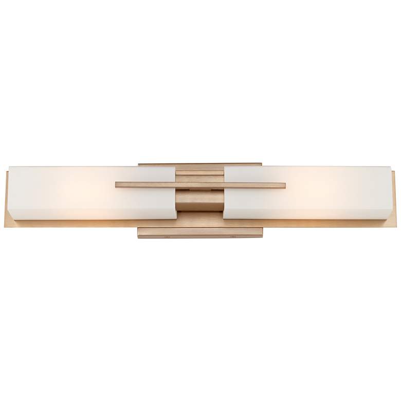 Image 5 Possini Euro Midtown 23 1/2" High Burnished Brass Bath Light Set of 2 more views