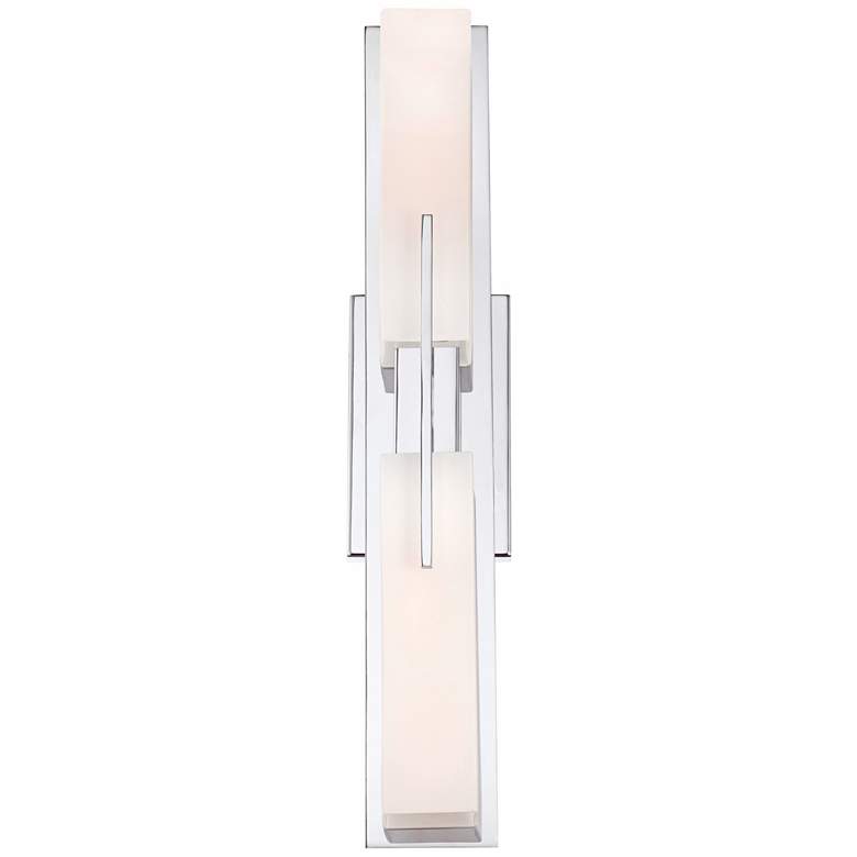 Image 6 Possini Euro Midtown 23 1/2" High Chrome Bath Light Set of 2 more views