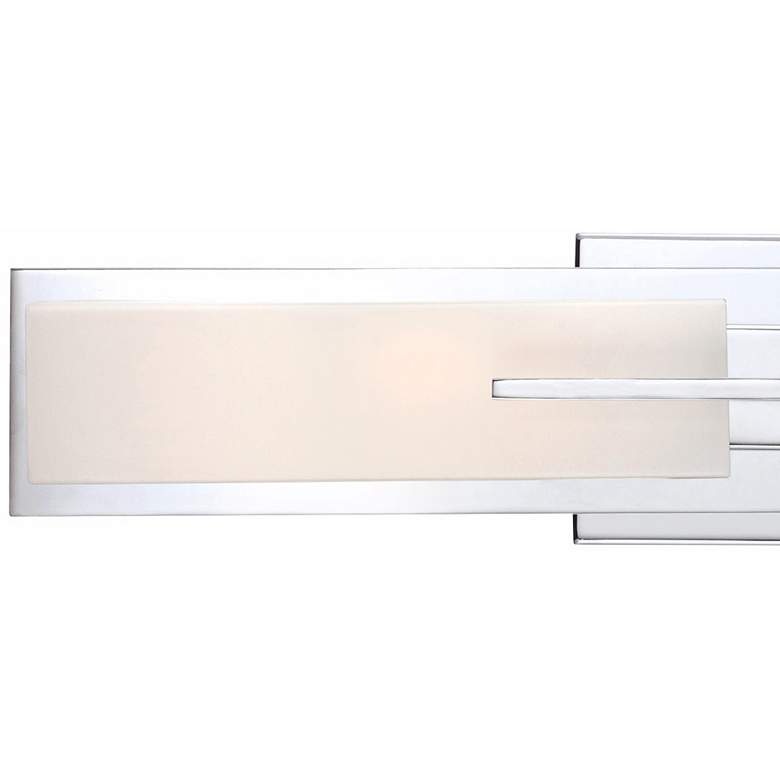 Image 5 Possini Euro Midtown 23 1/2 inch High Chrome Bath Light more views