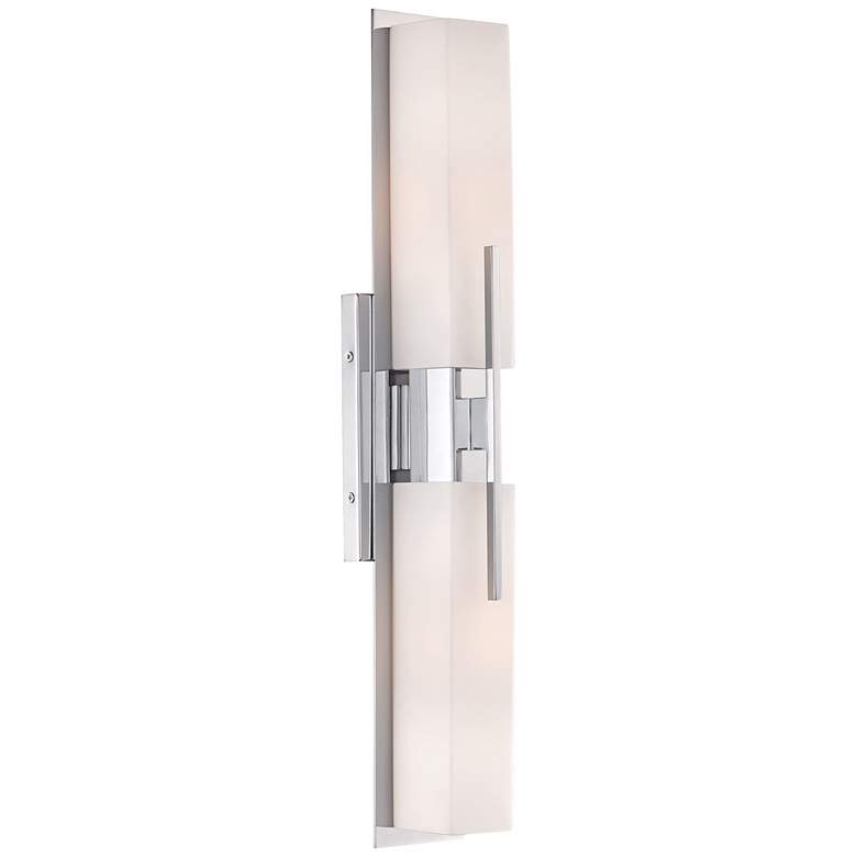 Image 6 Possini Euro Midtown 23 1/2" High Chrome Bath Light more views