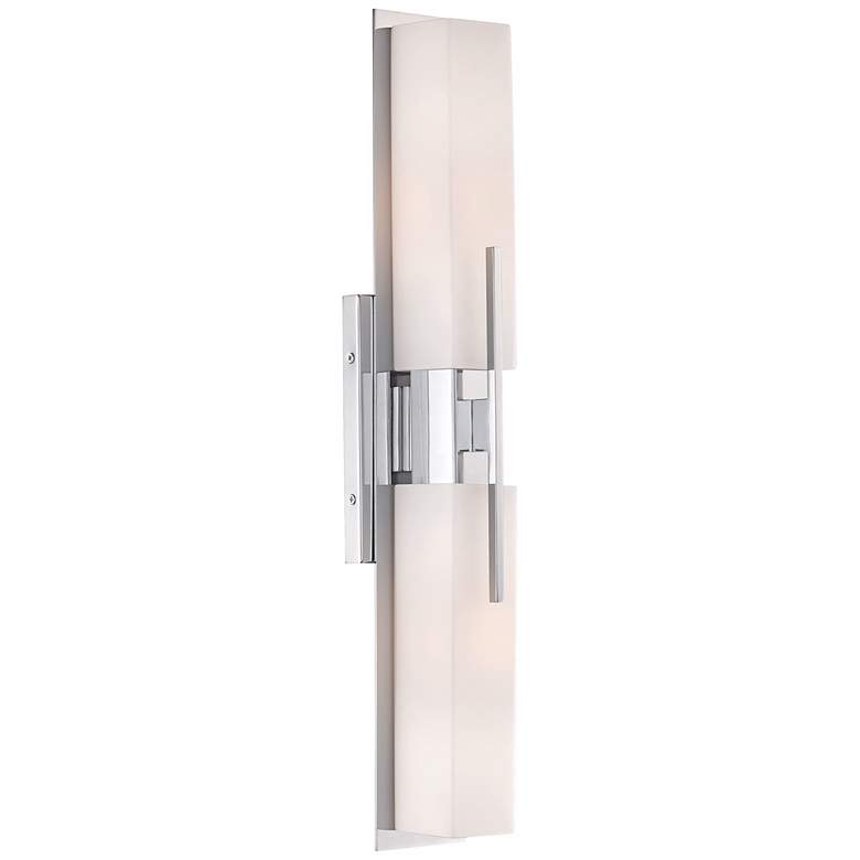 Image 6 Possini Euro Midtown 23 1/2 inch High Chrome Bath Light more views