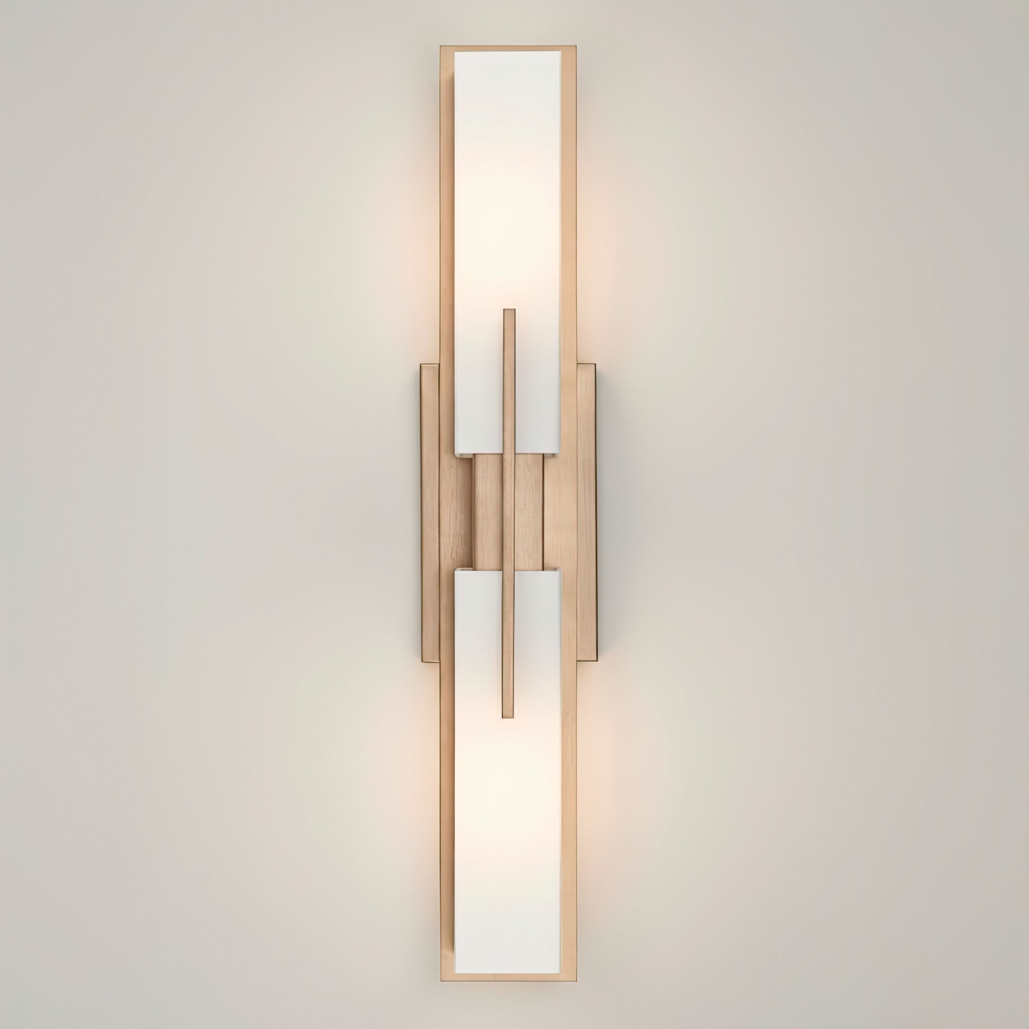 Possini Euro Midtown 23 1/2" Wide Burnished Brass Modern Bath Light in scene