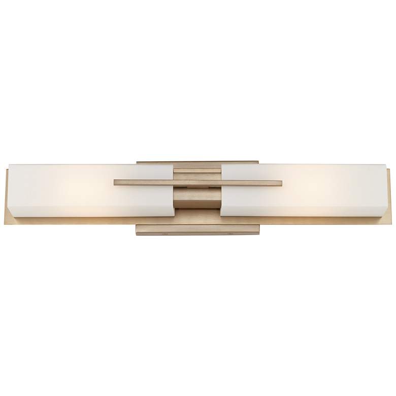 Image 6 Possini Euro Midtown 23 1/2" Wide Burnished Brass Modern Bath Light more views