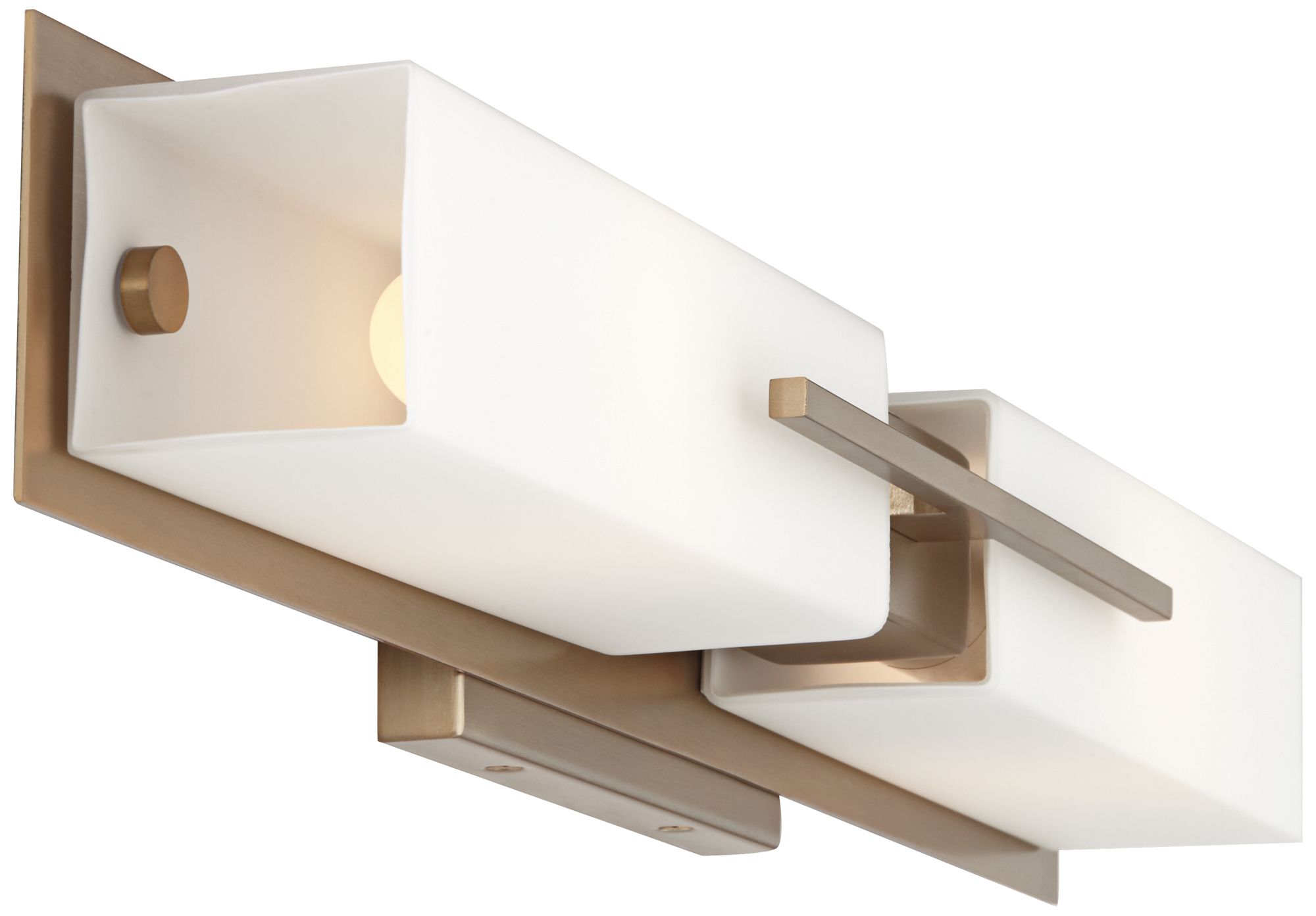Possini Euro Midtown 23 1/2" Wide Burnished Brass Modern Bath Light in scene