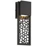 2_Possini Euro Miele 16" High Matte Black Wall Sconce