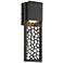Possini Euro Miele 16" High Matte Black Wall Sconce