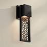 1_Possini Euro Miele 16" High Matte Black Wall Sconce