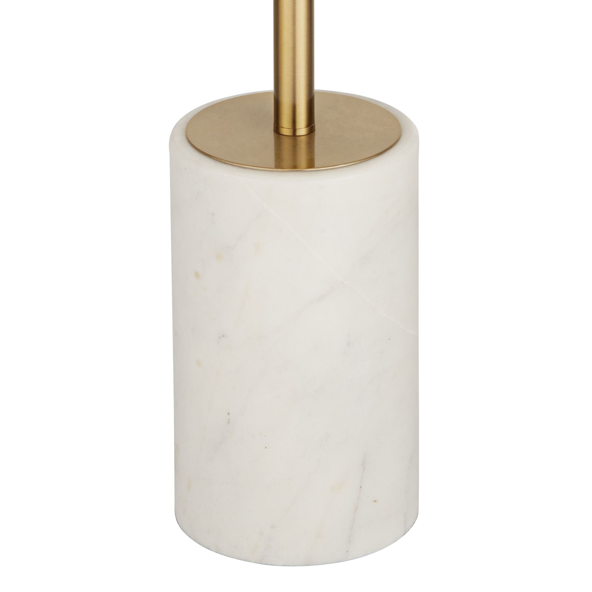 brass floor lamp with marble base