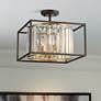 2_Possini Euro Milne 14" Wide Metal and Crystal 4-Light Ceiling Light