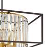 4_Possini Euro Milne 20" Wide Bronze and Burnished Brass 5-Light Pendant more views