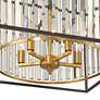 5_Possini Euro Milne 20" Wide Bronze and Burnished Brass 5-Light Pendant more views