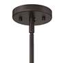 7_Possini Euro Milne 20" Wide Bronze and Burnished Brass 5-Light Pendant more views