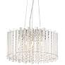 Possini Euro Mirabell 16" Wide Crystal LED Modern Drum Pendant