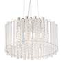 Possini Euro Mirabell 16" Wide Crystal LED Modern Drum Pendant