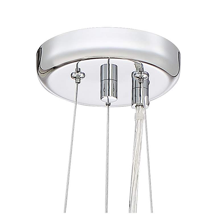 Image 4 Possini Euro Mirabell 16 inch Wide Crystal LED Modern Drum Pendant more views
