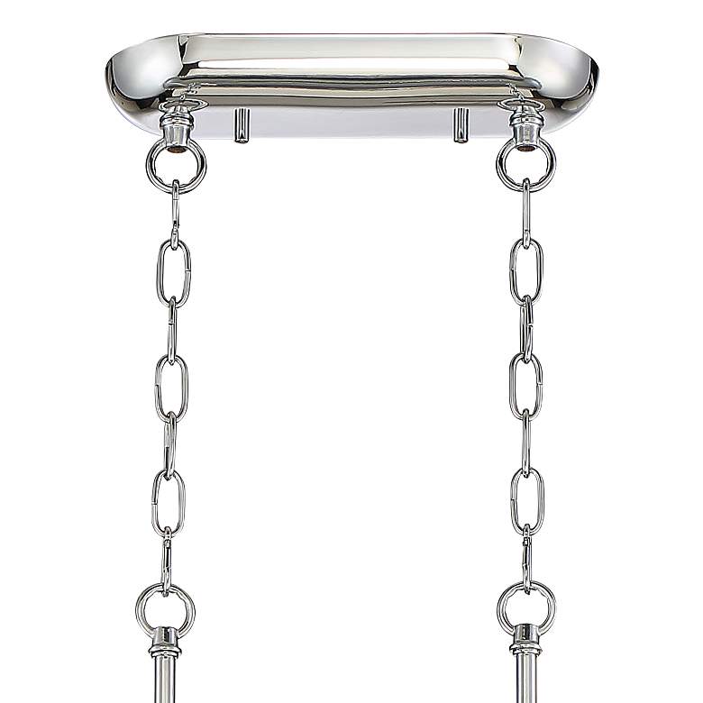 Image 4 Possini Euro Mirabell 34" Crystal LED Kitchen Island Linear Pendant more views
