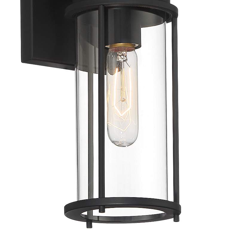 Image 4 Possini Euro Miranda 19 1/2" High Black 2-Light Wall Sconce more views
