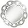 Possini Euro Miranda Link Frame 30 3/4" Round Wall Mirror