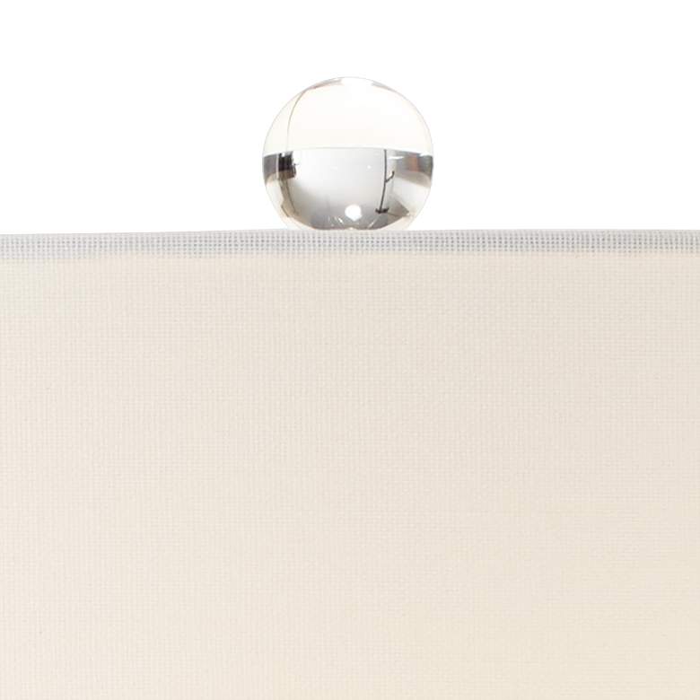 Image 3 Possini Euro Miriam 28 1/2" Swirl Blue Glass Coastal Modern Table Lamp more views