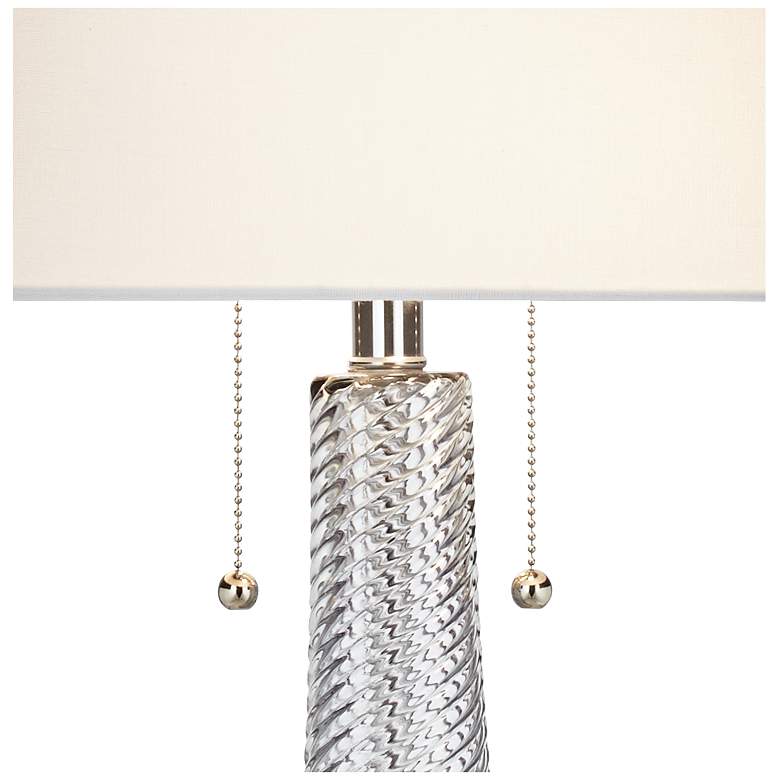 Image 4 Possini Euro Miriam Modern Pull Chain Table Lamp more views