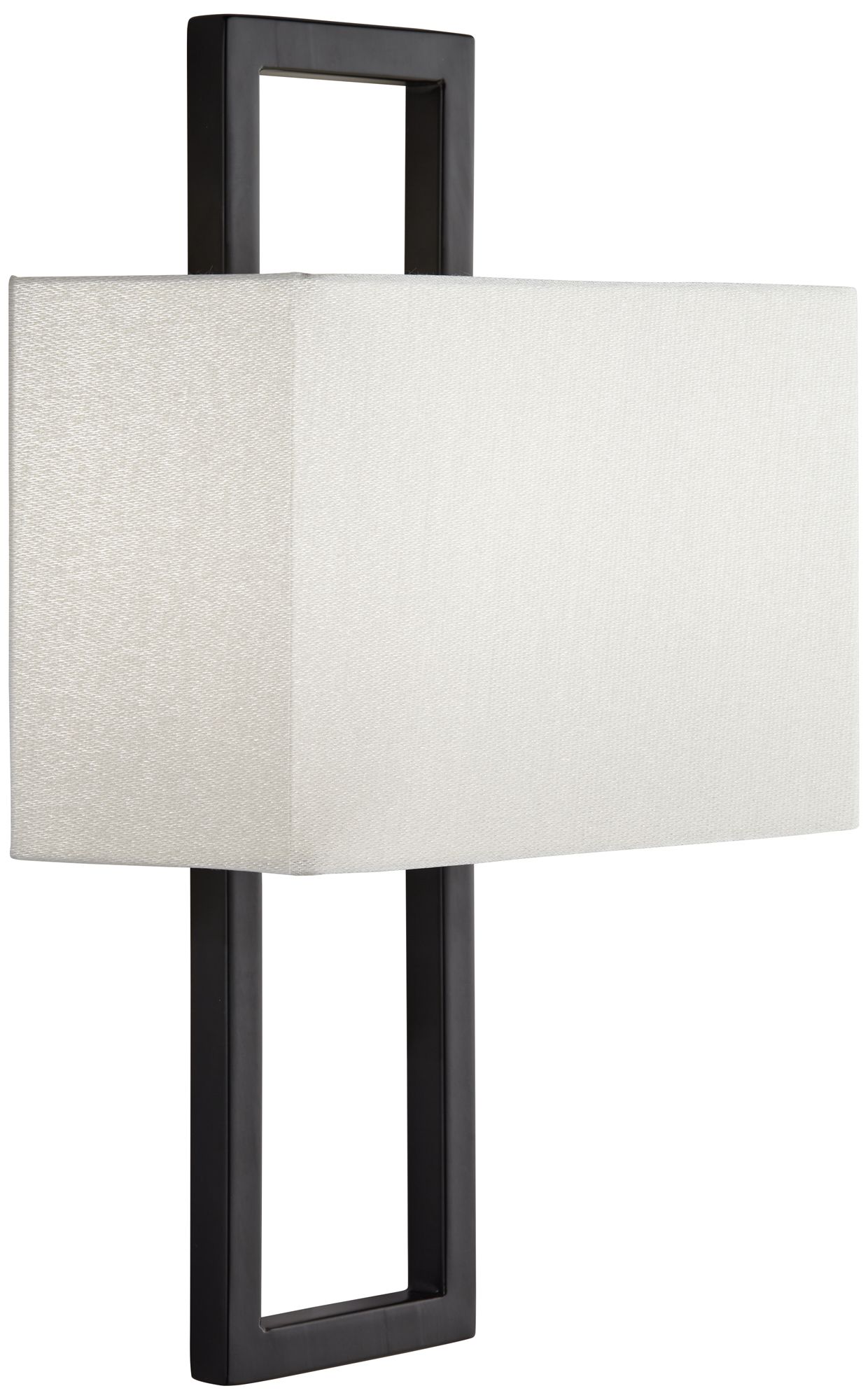 black rectangle wall sconce