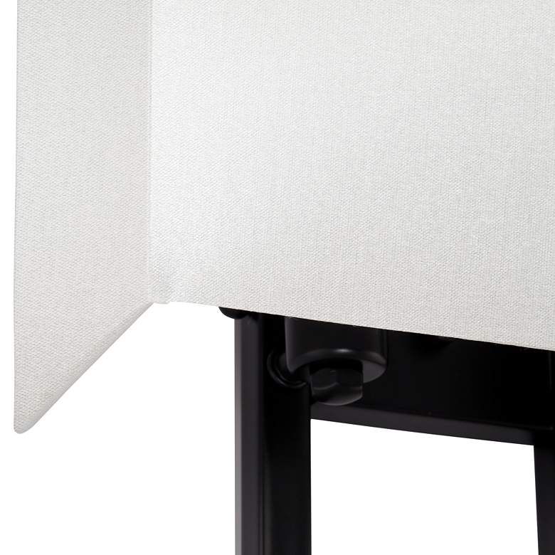 Image 4 Possini Euro Modena 15 1/2" High Black Wall Sconce Set of 2 more views