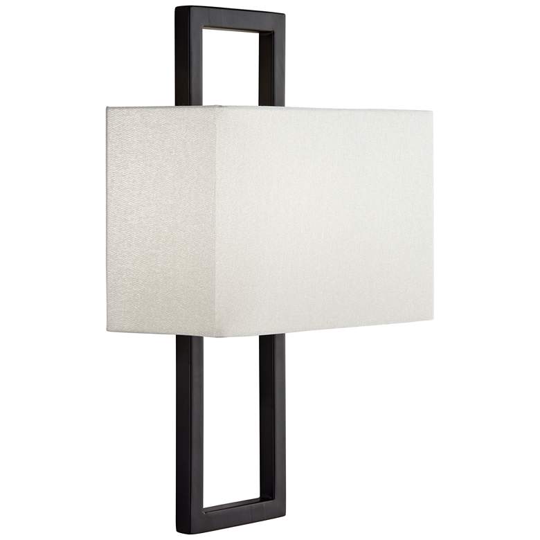 Image 7 Possini Euro Modena 15 1/2" High Black Wall Sconce Set of 2 more views