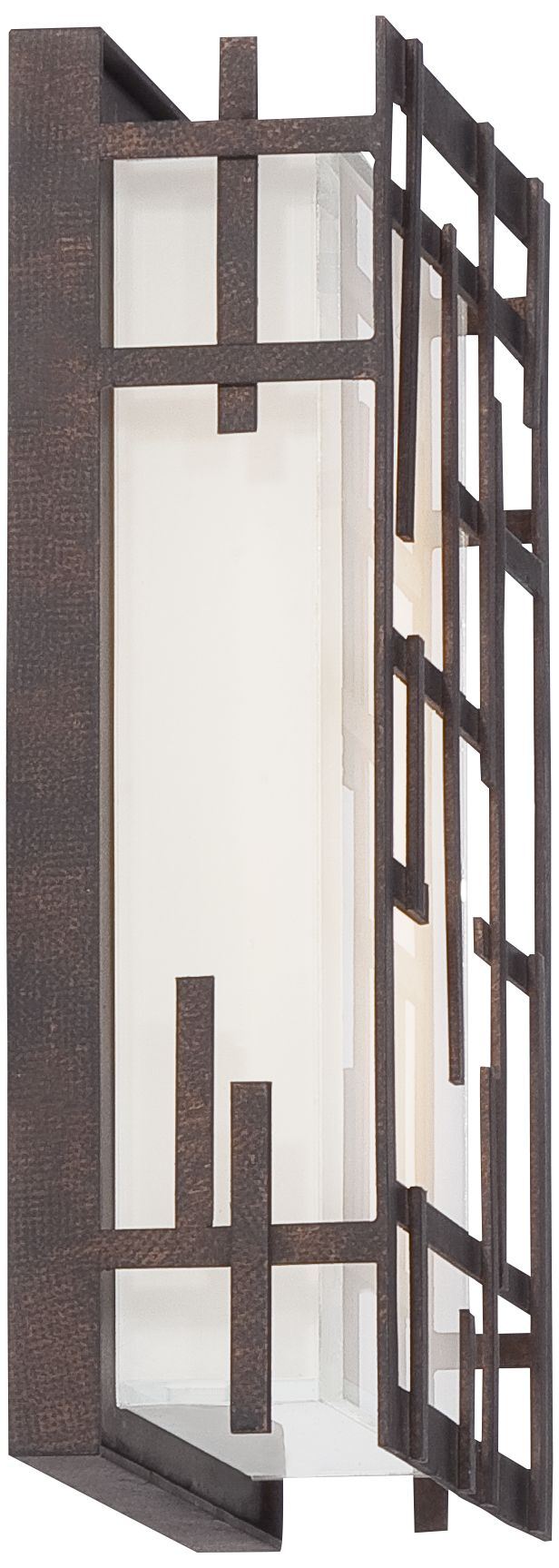 Image 5 Possini Euro Modern Lines 9 1/4" High Bronze LED Outdoor Wall Light more views