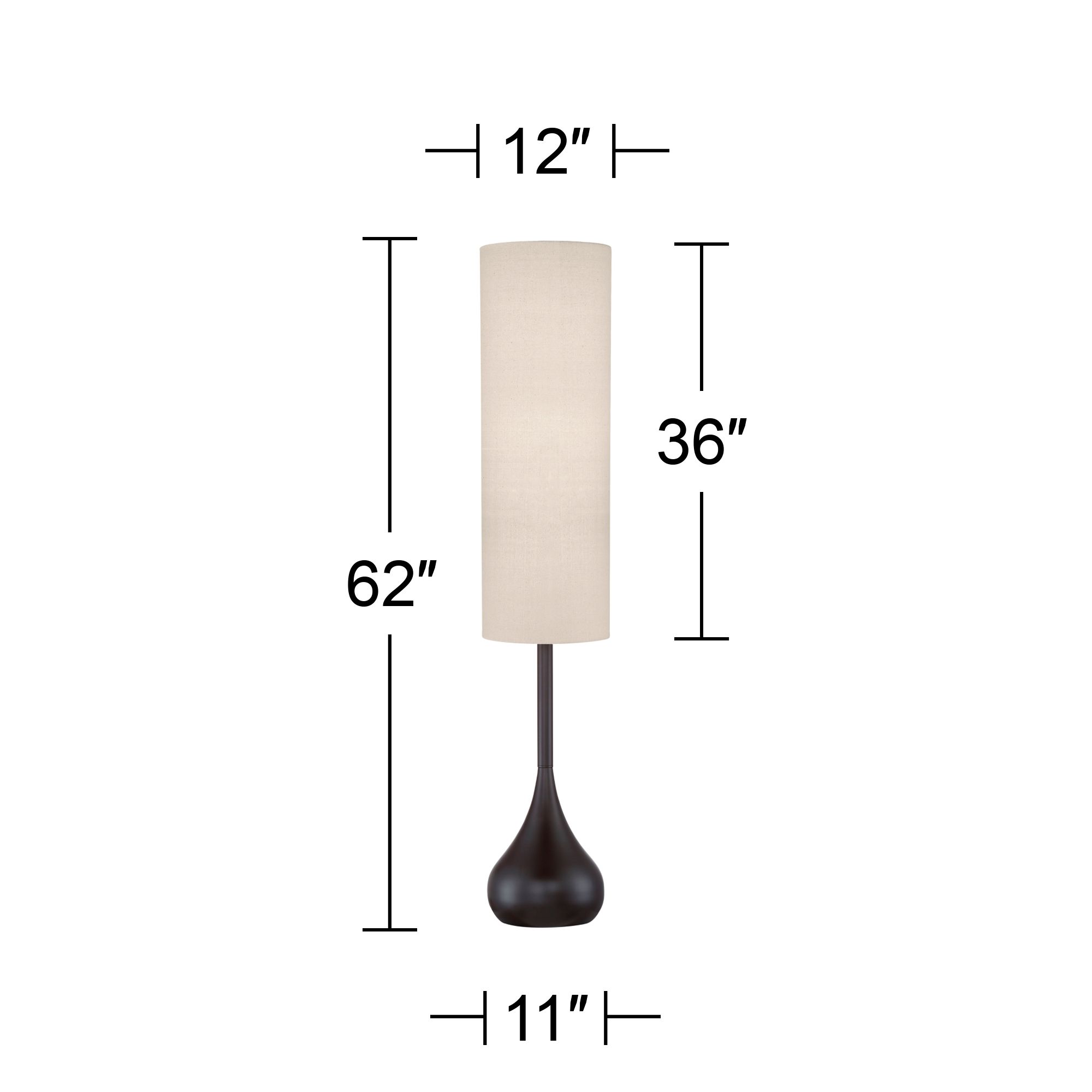 possini droplet floor lamp