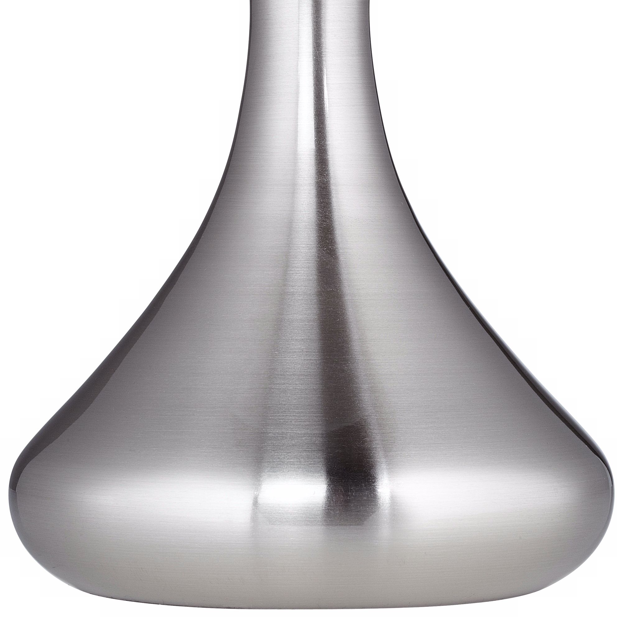 Image 3 Possini Euro Moderne Droplet 17" High Brushed Nickel Accent Table Lamp more views