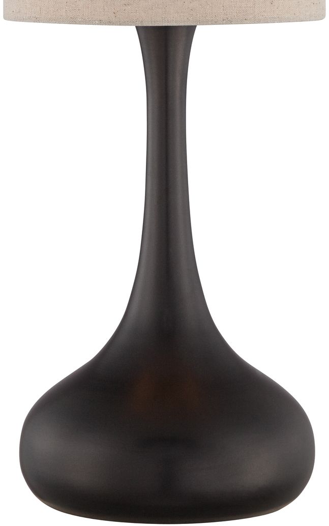 Image 3 Possini Euro Moderne Droplet 24 1/2" Bronze Modern Table Lamp more views