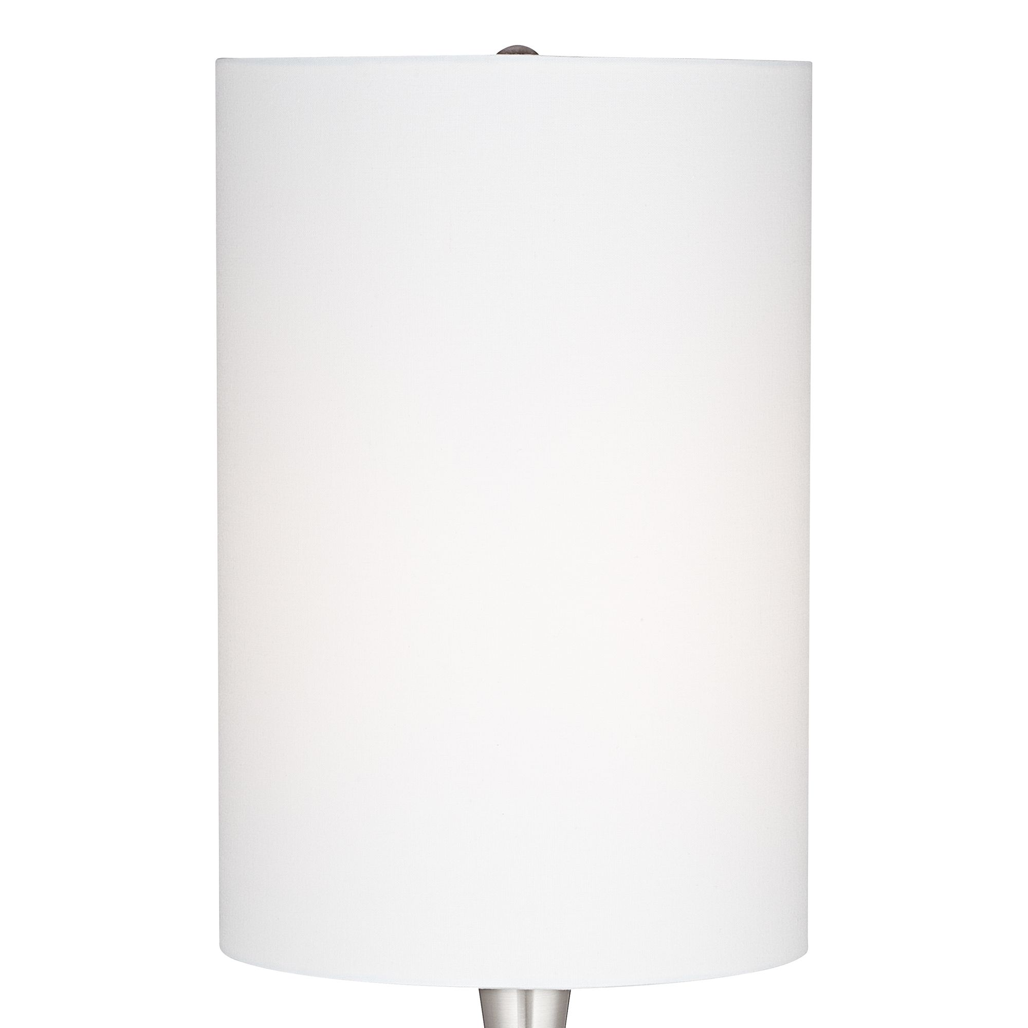 Image 4 Possini Euro Moderne Droplet 24 1/2" Brushed Nickel Modern Table Lamp more views