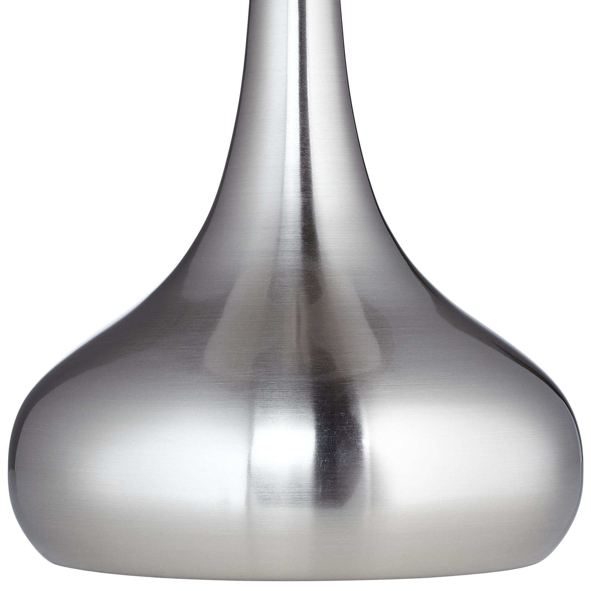 Image 5 Possini Euro Moderne Droplet 24 1/2" Brushed Nickel Modern Table Lamp more views