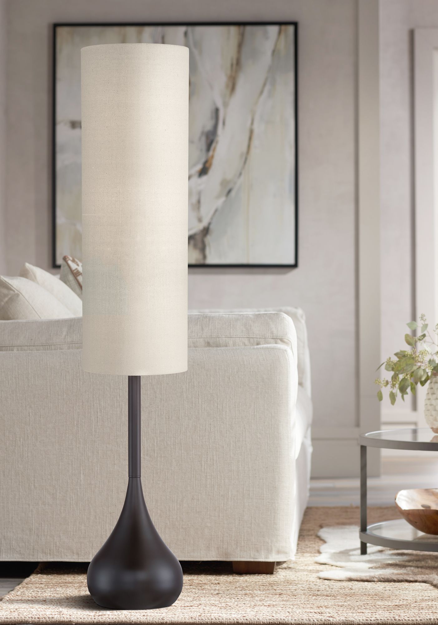 Modern tall store floor lamps