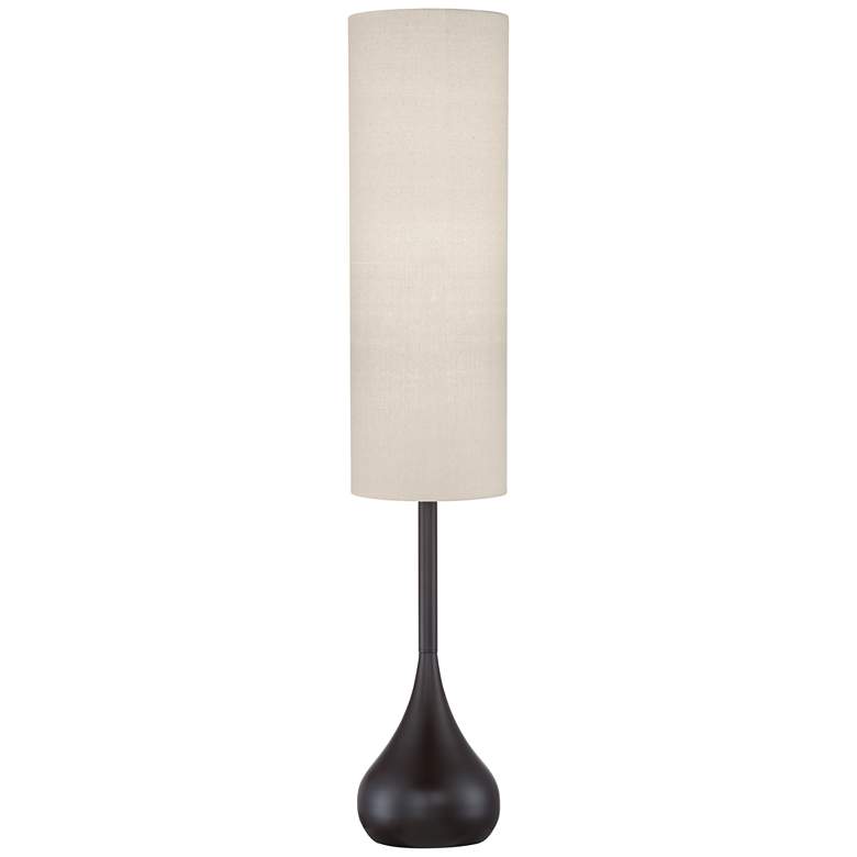 Image 2 Possini Euro Moderne Droplet 62 inch High Mid-Century Bronze Floor Lamp