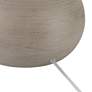 5_Possini Euro Moderne Droplet 62" High Natural Gray Floor Lamp more views