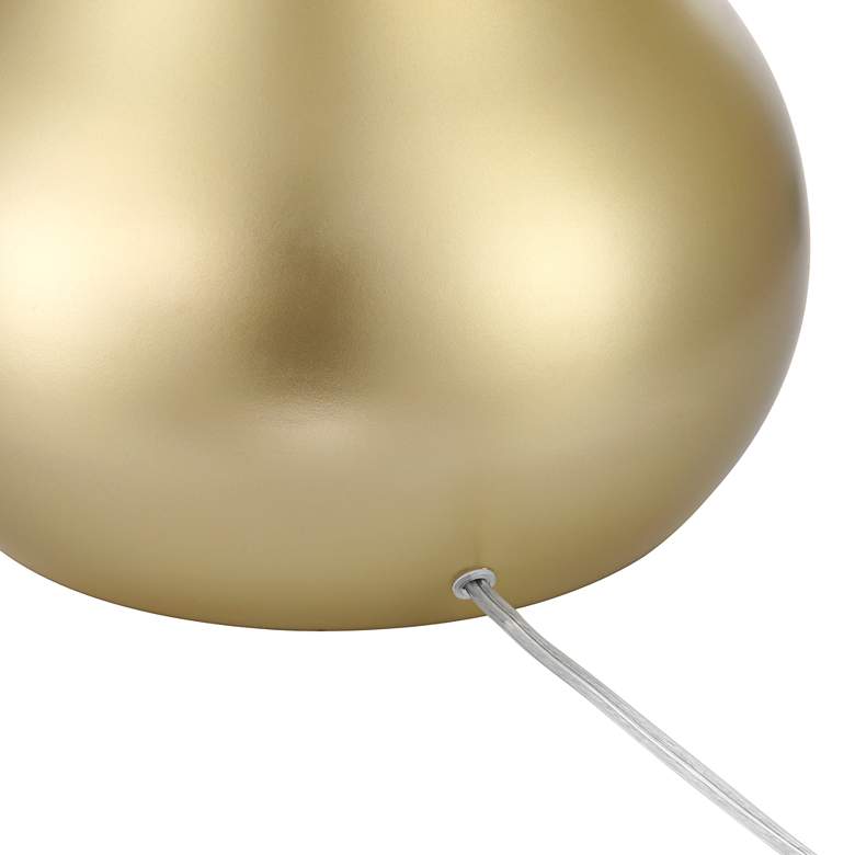 Image 6 Possini Euro Moderne Droplet 62" High Soft Gold Floor Lamp more views