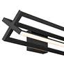 2_Possini Euro Monier 23 1/2" High Black LED Wall Sconce more views