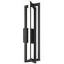 4_Possini Euro Monier 23 1/2" High Black LED Wall Sconce more views