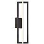 5_Possini Euro Monier 23 1/2" High Black LED Wall Sconce more views