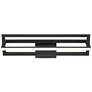7_Possini Euro Monier 23 1/2" High Black LED Wall Sconce more views