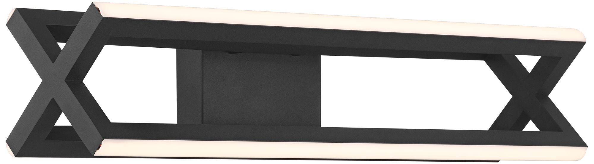 Possini Euro Monier 23 1/2" High Black LED Wall Sconce