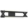 Possini Euro Monier 23 1/2" High Black LED Wall Sconce