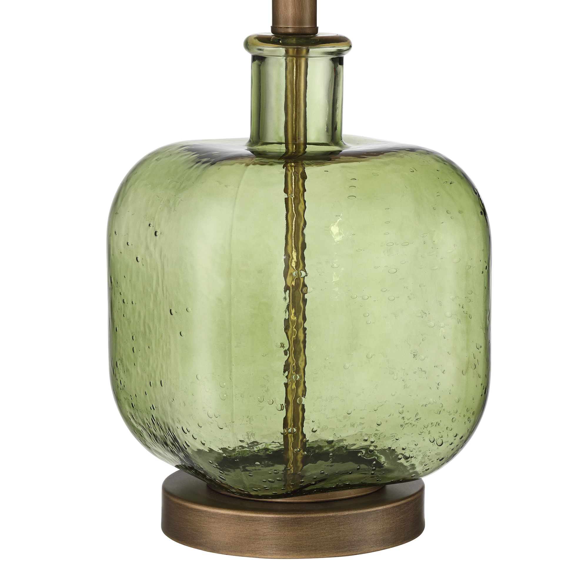 Image 7 Possini Euro Montes 23" High Green Glass Mid-Century Modern Table Lamp more views