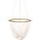 Possini Euro Muir 20 1/2" Wide Sanded Gold LED Pendant Light