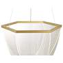 5_Possini Euro Muir 20 1/2" Wide Sanded Gold LED Pendant Light more views