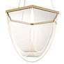 6_Possini Euro Muir 20 1/2" Wide Sanded Gold LED Pendant Light more views