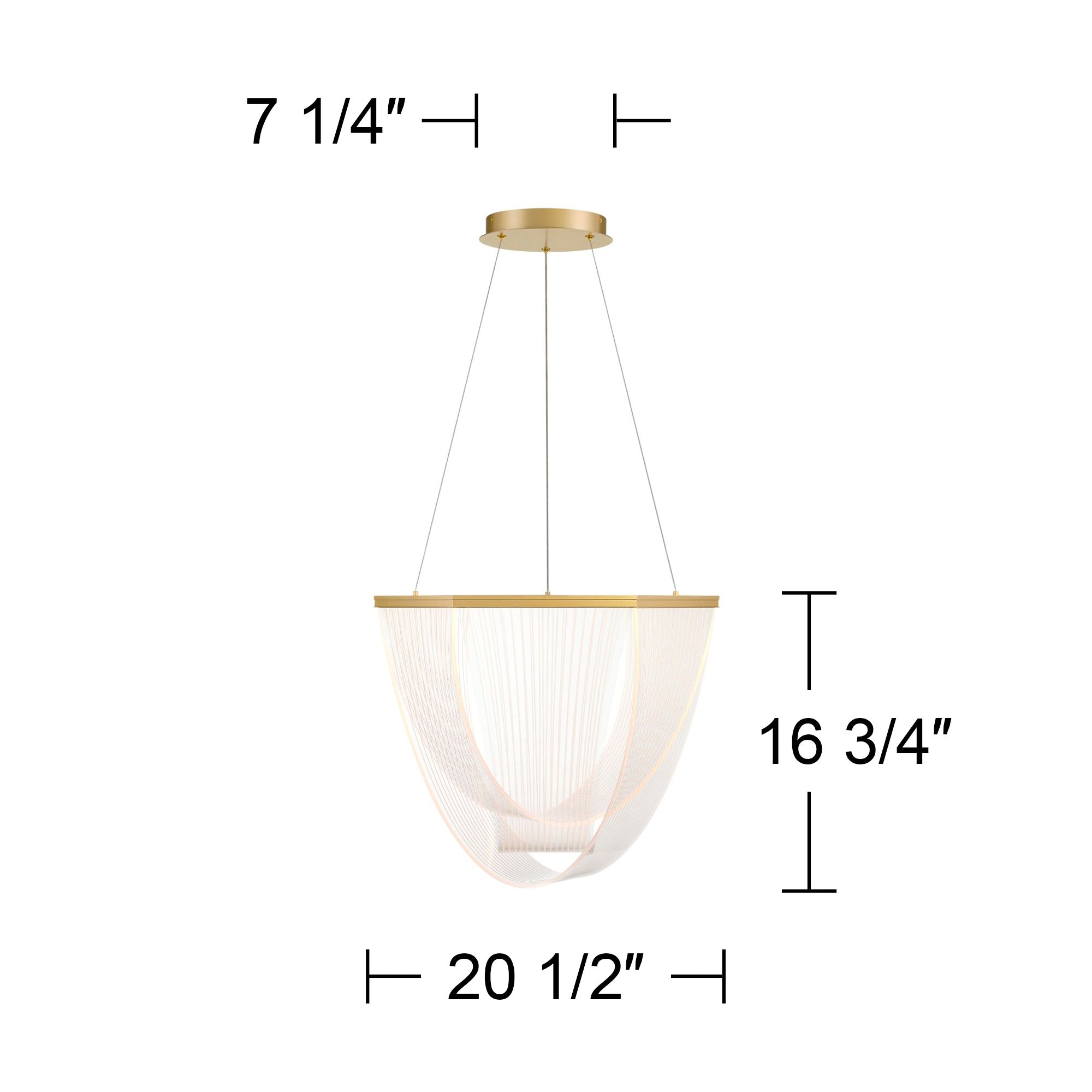 Watch A Video About the Possini Euro Muir Sanded Gold LED Pendant Light