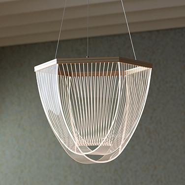 Possini Euro Muir 20 1/2" Wide Sanded Gold LED Pendant Light