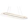6_Possini Euro Muir 43 1/2" Wide Modern Sanded Gold LED Island Pendant more views
